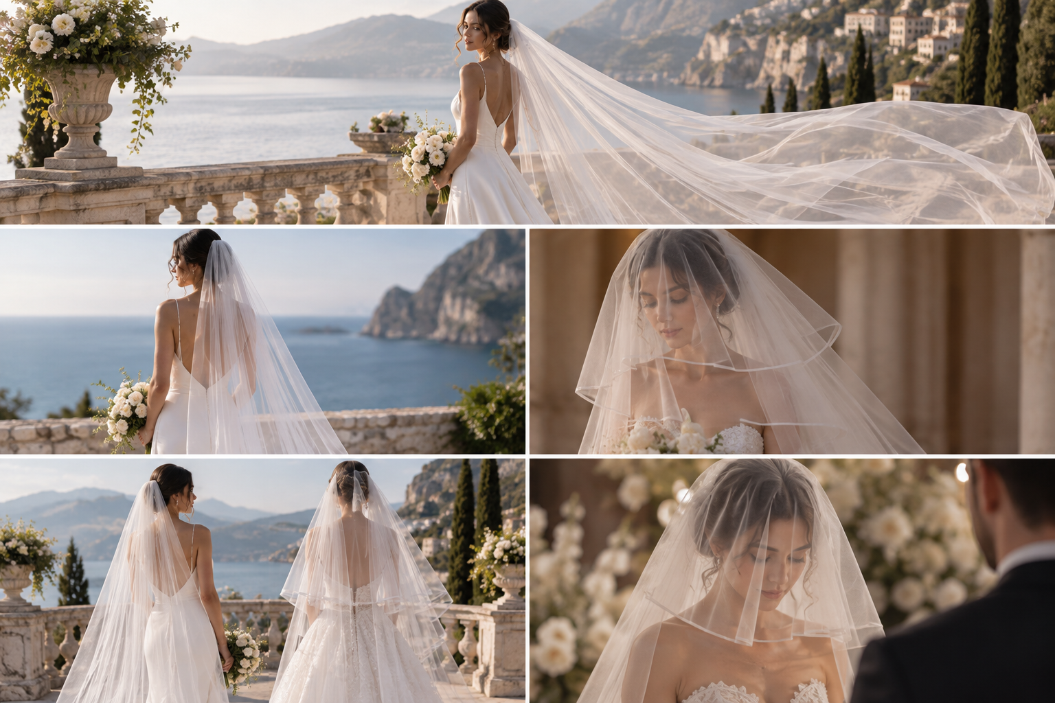 One-Tier vs. Two-Tier Wedding Veils: Which One Is Right for You?