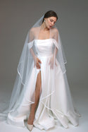Satin Edge Veils