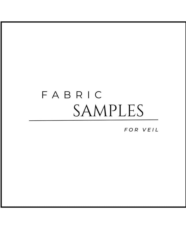 Veil Fabric Samples – White, Ivory, and Light Ivory Tulle Swatches for Bridal Veils