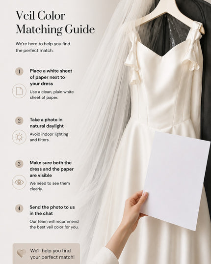 Lace Appliqué Mantilla Veil – One Layer Boho Bridal