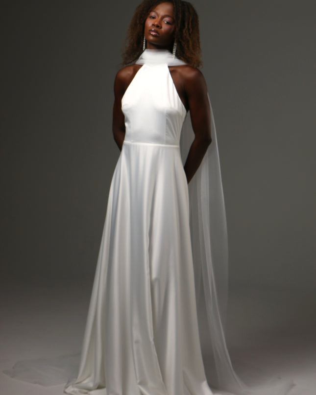 Soft Tulle Bridal Scarf Veil Long Wedding Wrap Shawl