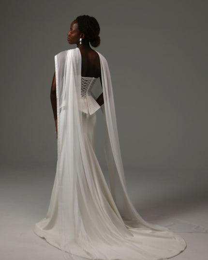 Lace Edge Bridal Scarf Veil Long Tulle Wedding Wrap